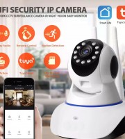 360 Degree 3 Antenna WiFi IP Camera Original 2 Megapixel 1080 Regulation