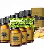 Ginger Oil-10 ফুল কোর্স ব্যবহারে ১০০% কাঙ্খিত ফলাফল পাবেন। হারবাল প্রোডাক্ট। কোন পার্শ্ব প্রতিক্রিয়া নেই।