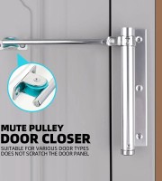 Spring Door Closers (Color Silver) - 1 Pcs